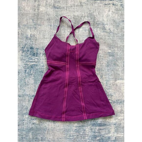 Lululemon Potion Purple Mynah Tank Top Size 4 - Picture 5 of 7